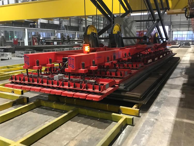 千豪電永磁吊具，鋼板下料吸盤