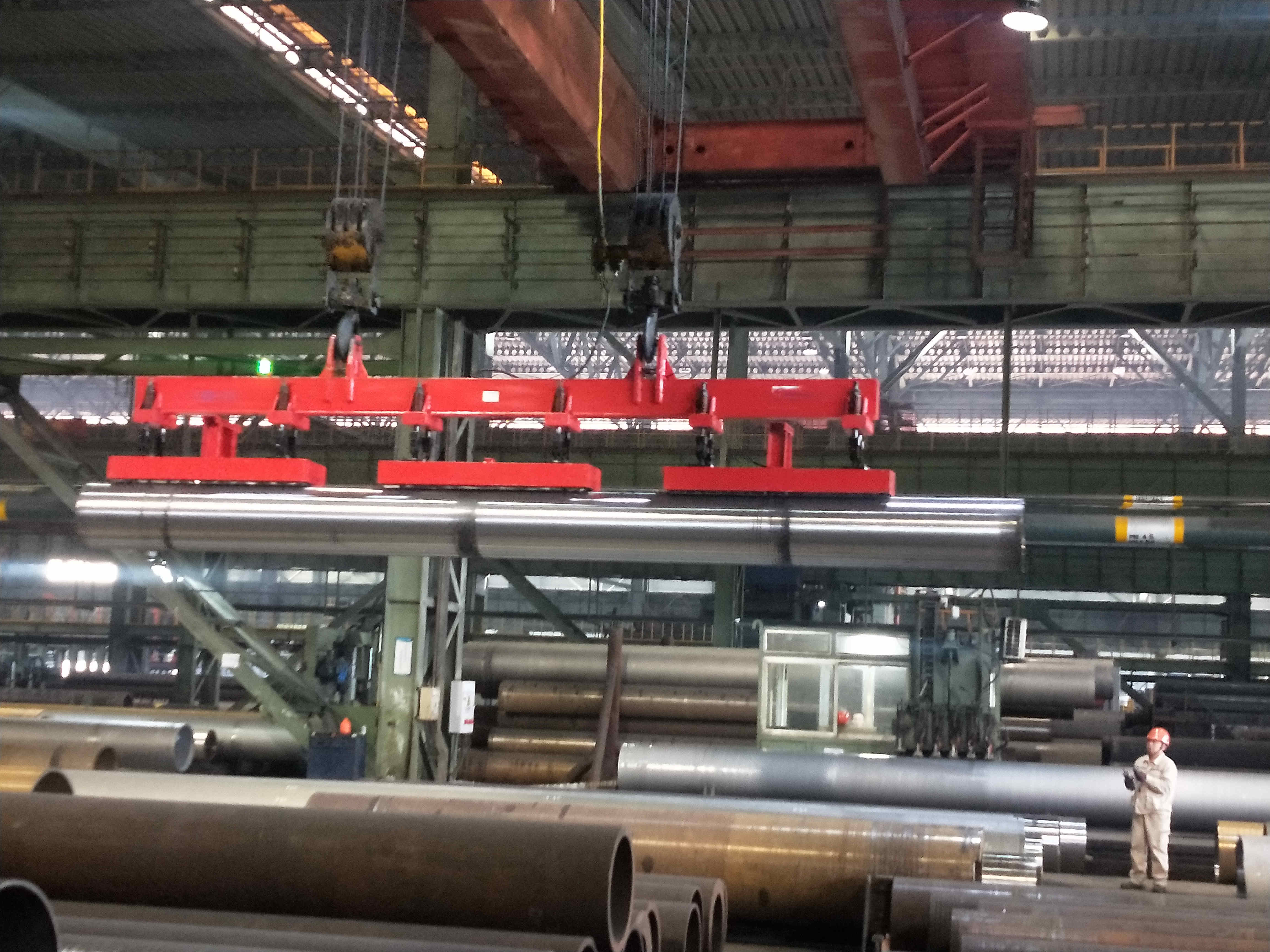 吊鋼管專用吊具，吊鋼管電永磁吊具