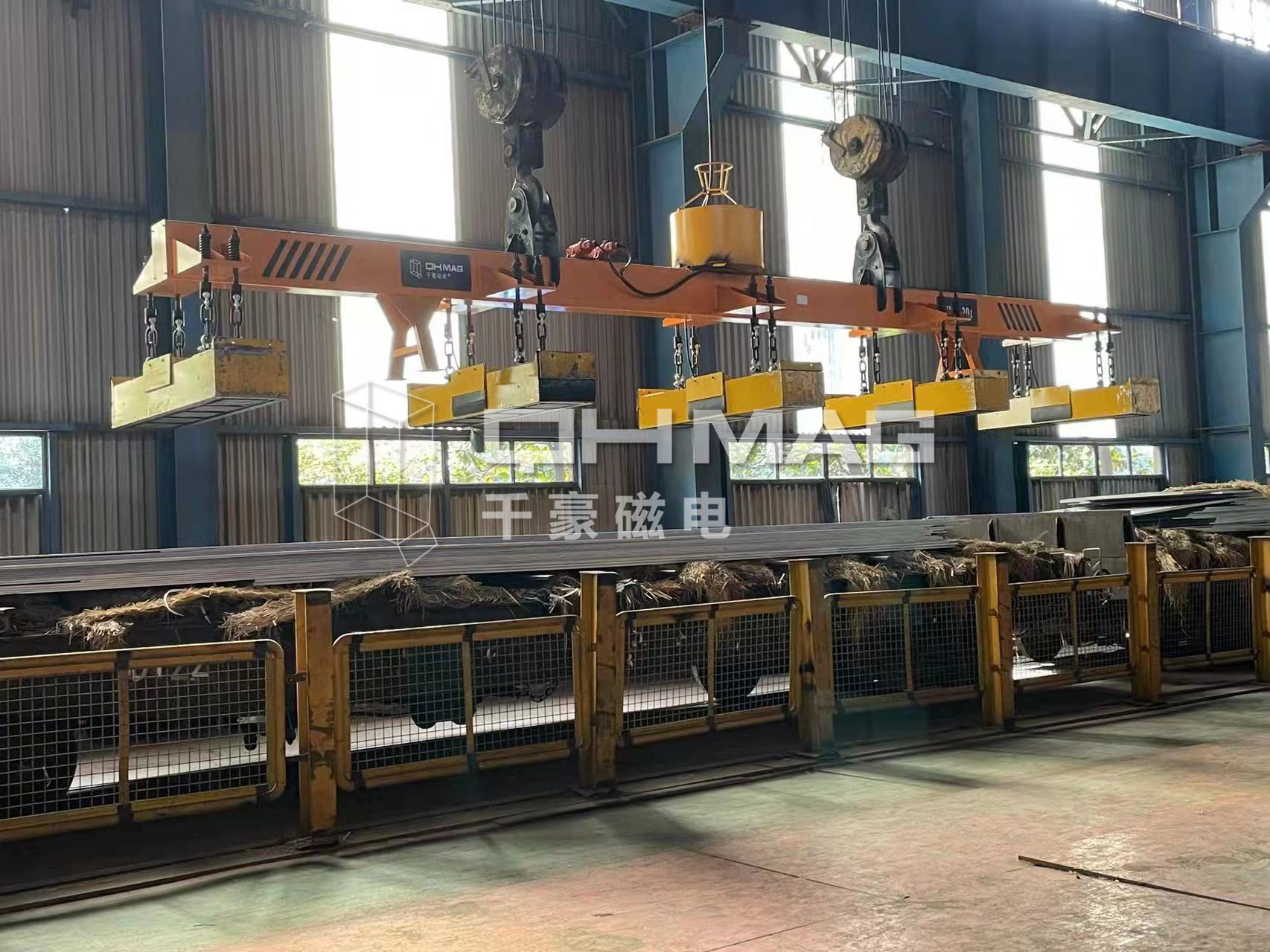 千豪電永磁吊具，吊鋼板夾具